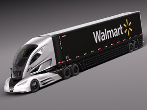3d 2015 walmart truck model