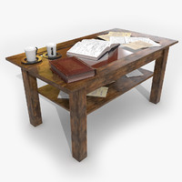 Office Conference Standard Wood Table  With Glass middle bar table window