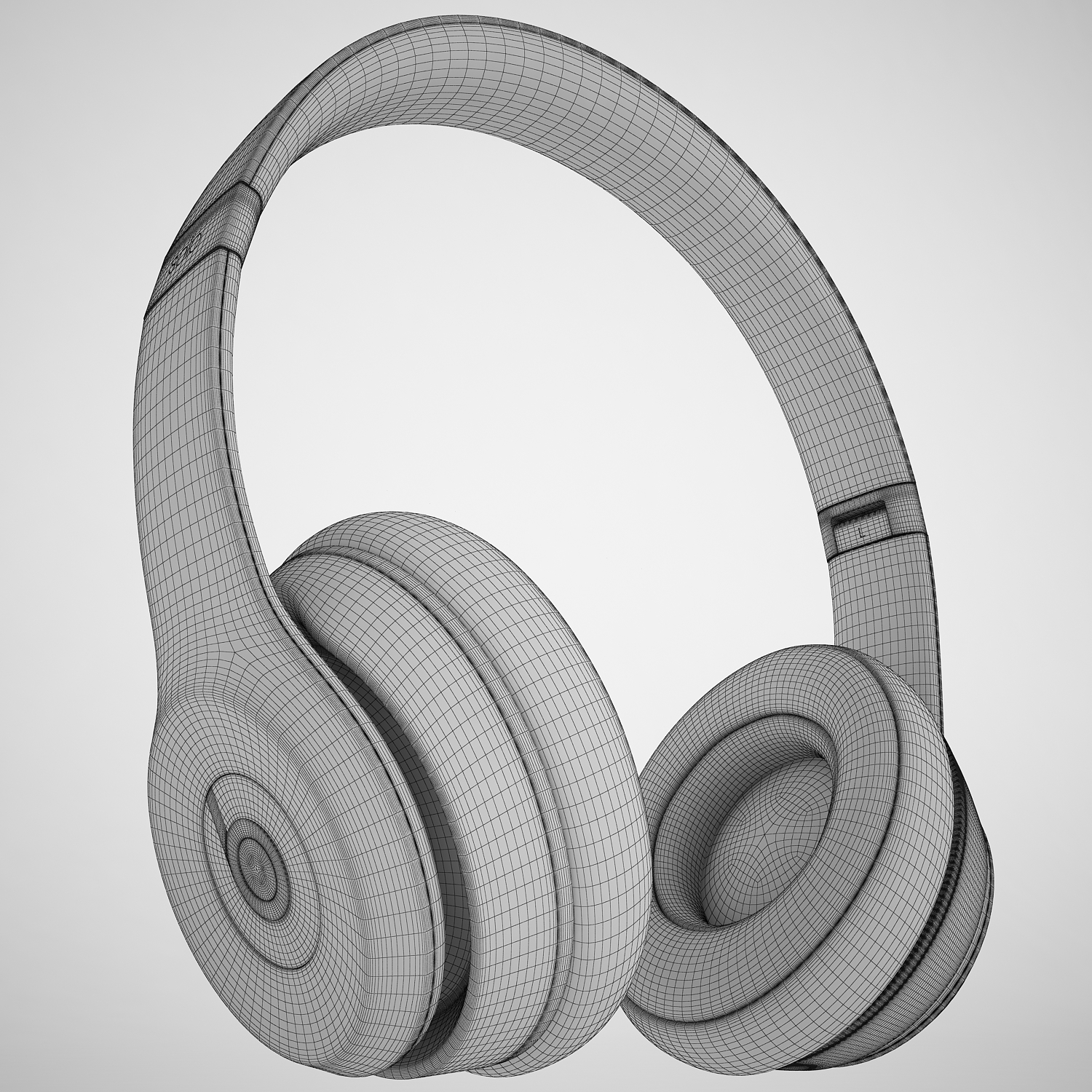 monster beats solo hd 2(06)3d模型