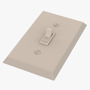 light switch 3d model