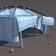 3d circus tent modelled
