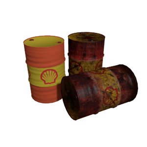 barrels rusty 3ds