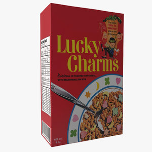max lucky charms cereal box