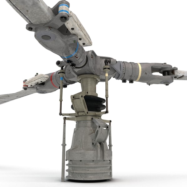 helicopter main rotor 3d model