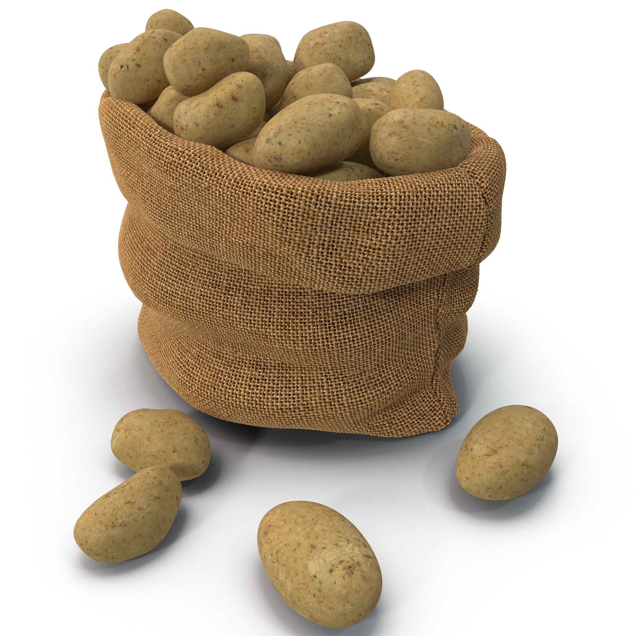 how to make a sack of potatoes in zbrush