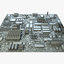 3ds max electronic circuit board seamless