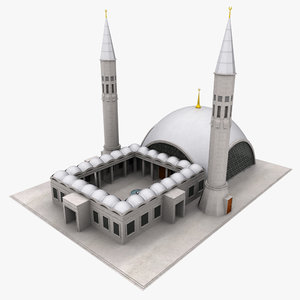 istanbul sakirin mosque 3d max