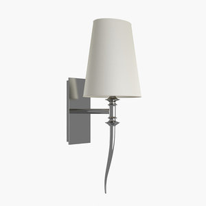3ds max brunilde wall lamp