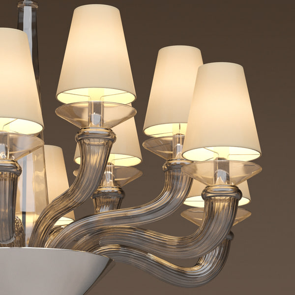 chandelier ottavia casa fendi 3d max