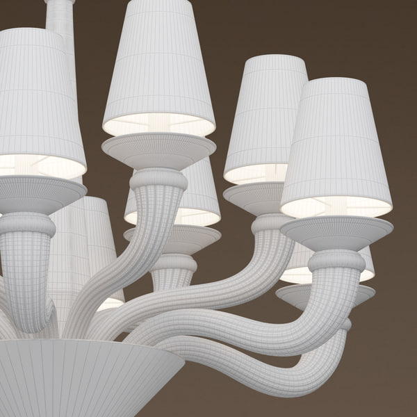 chandelier ottavia casa fendi 3d max