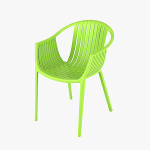 3d of chair realistic
