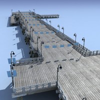 pier modelled 3d model