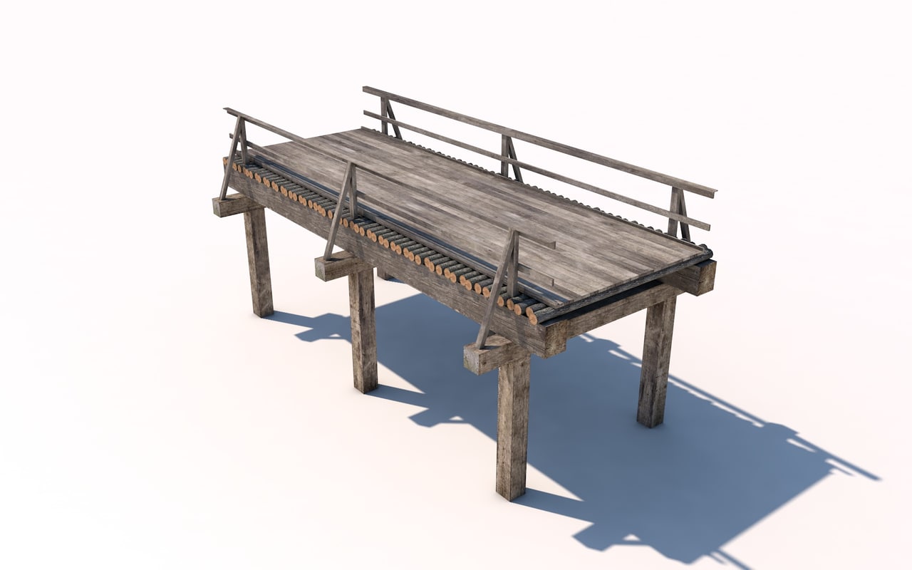 cinema4d wood bridge
