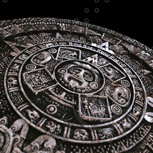 3d mayan calendar model