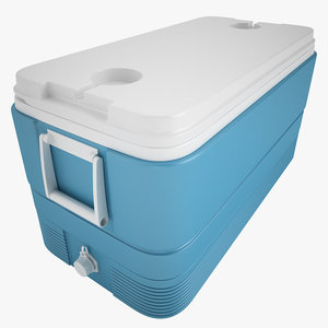 3d model ice chest igloo