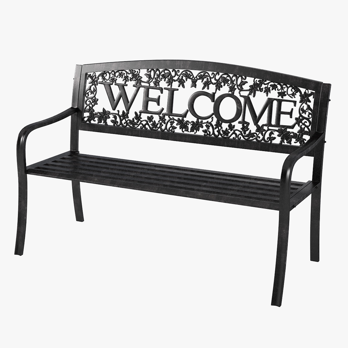 3d welcome bench