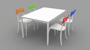 modern chair table max