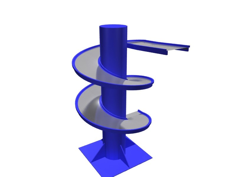 maya spiral chute conveyors