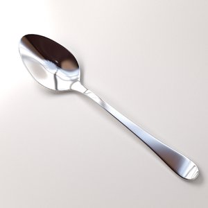 3d model of spoon