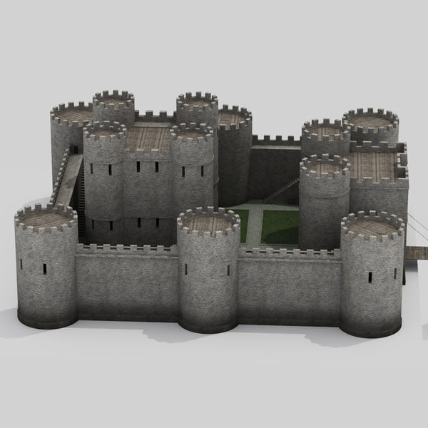 3d medieval castle