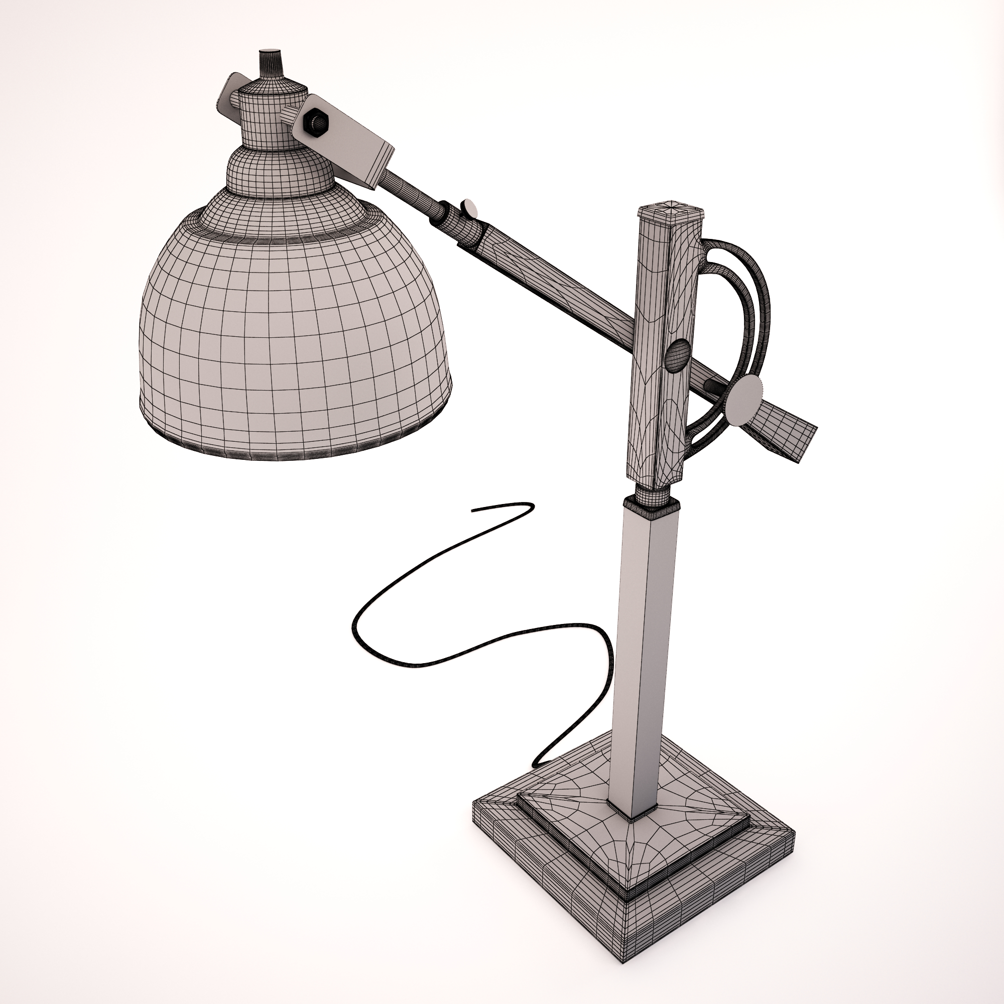 3d desk lamp model