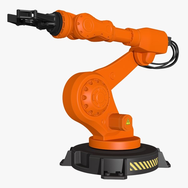 3d model industrial robot modeled