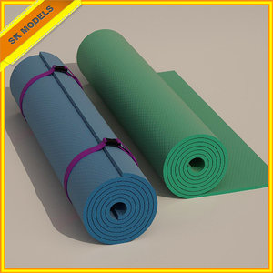 3ds max yoga mats exercise