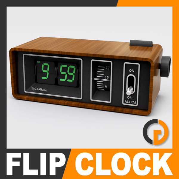 Retro Style Alarm Flip Clock