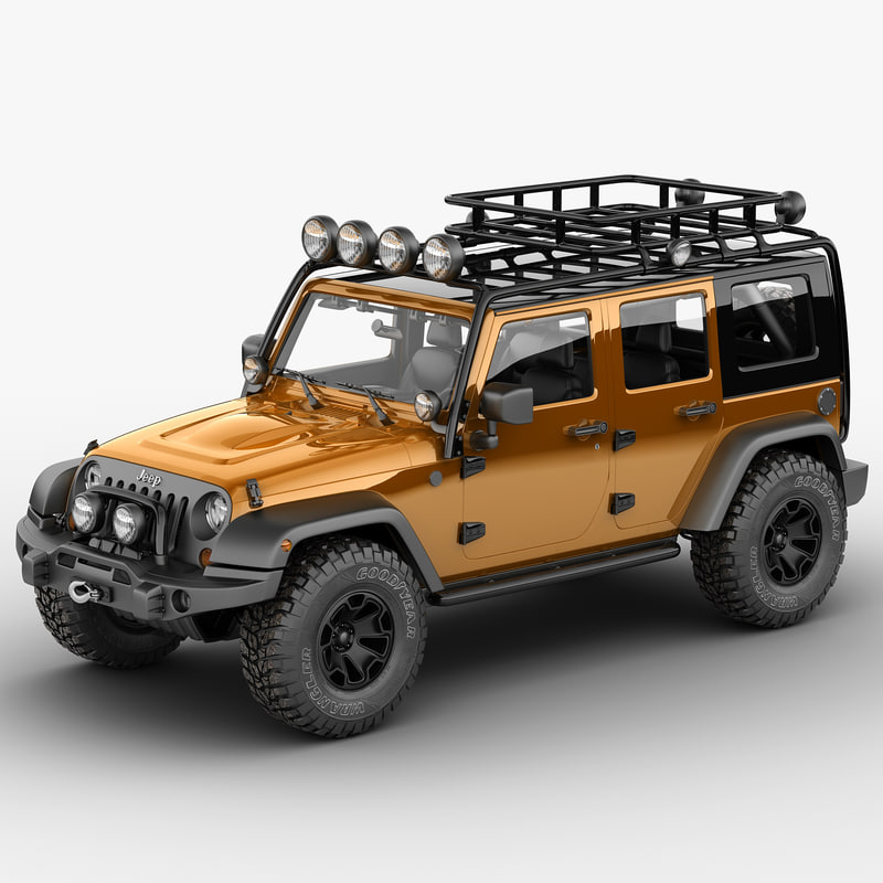 Jeep wrangler 3d