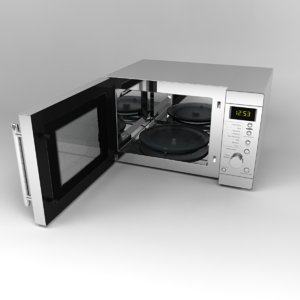 microwave oven 3d model