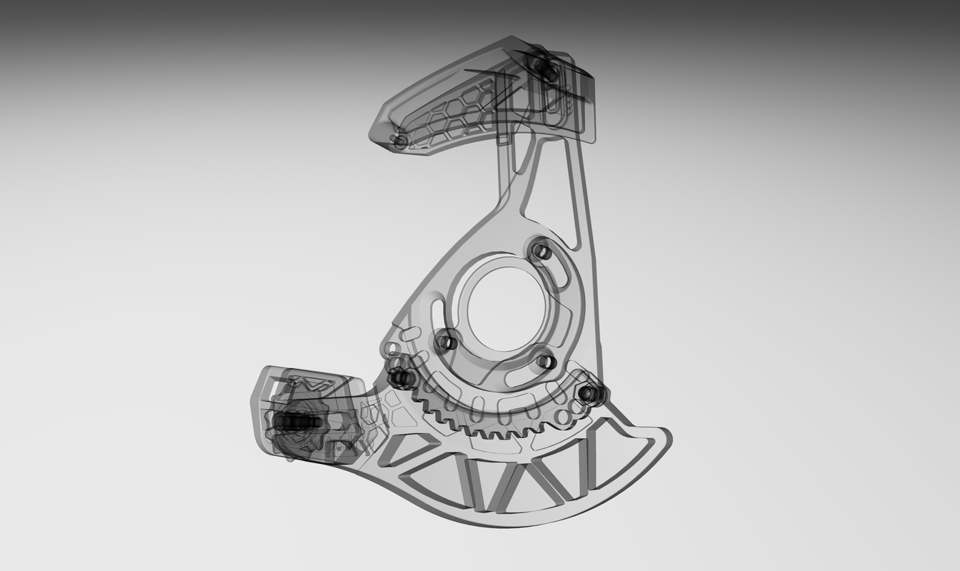 3d chain guide mountain bike