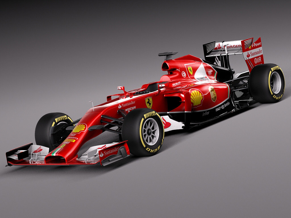 3d 2014 F1 Formula Model