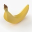 obj realistic banana fruit real