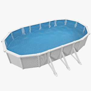outdoor portable swimming pool 3ds