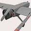 3d model rq-7 shadow unmanned aerial