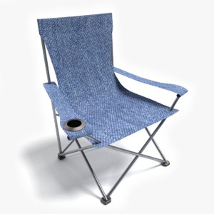 3d camping chair model