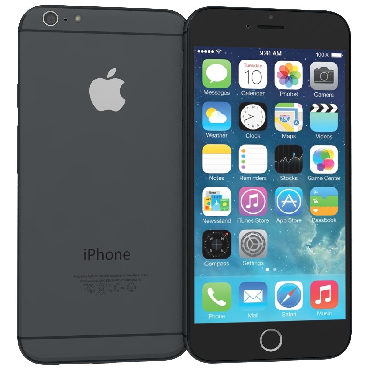 iphone 6 plus black mobile