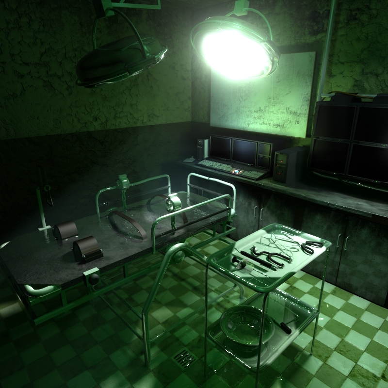 laboratory scene obj