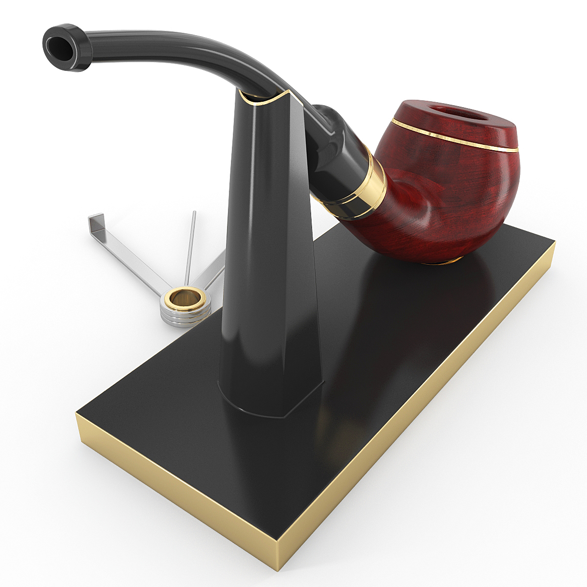 3d smoking pipe model