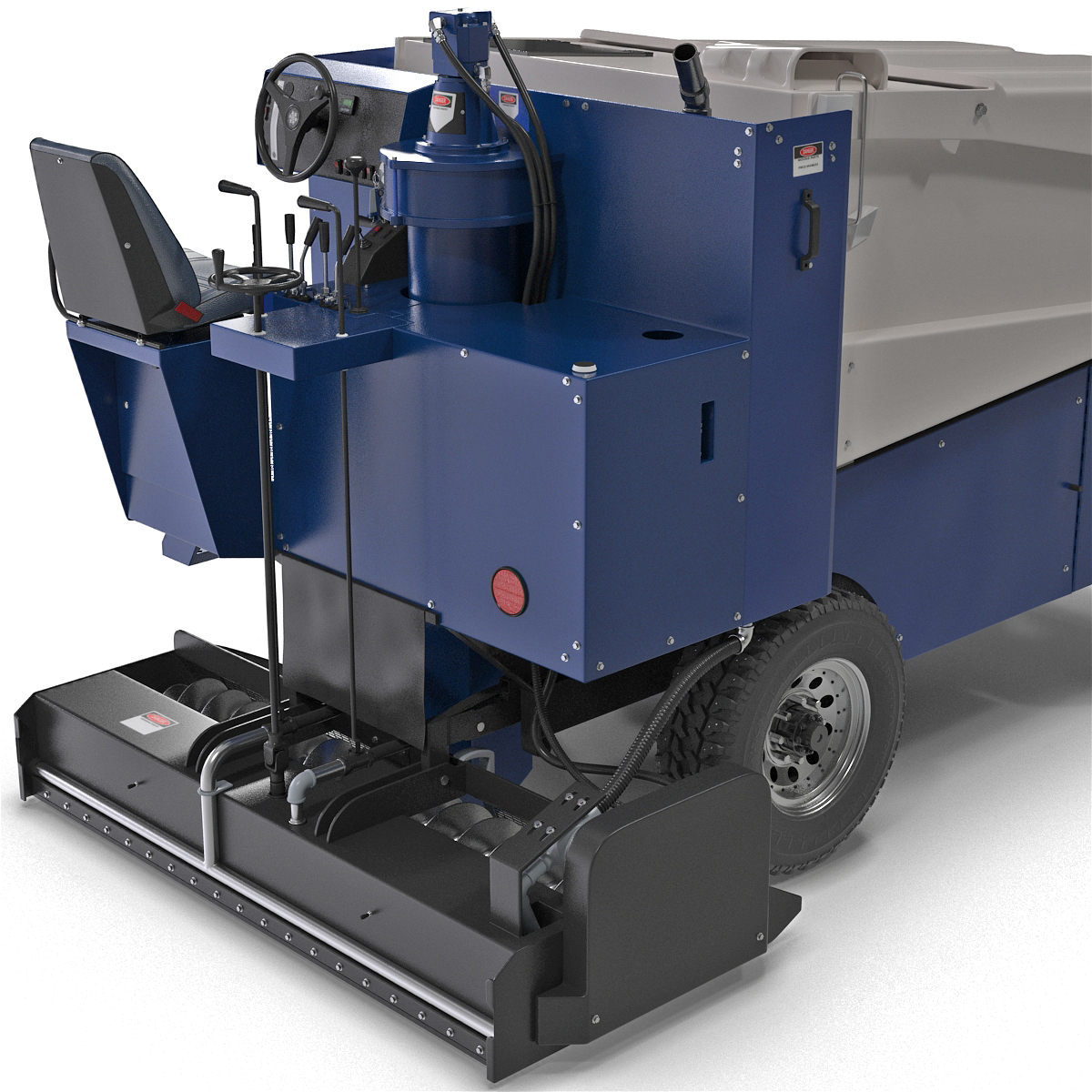 zamboni 552 ice machine 3d model