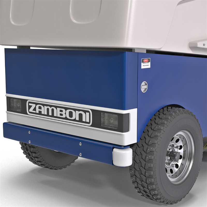 zamboni 552 ice machine 3d model