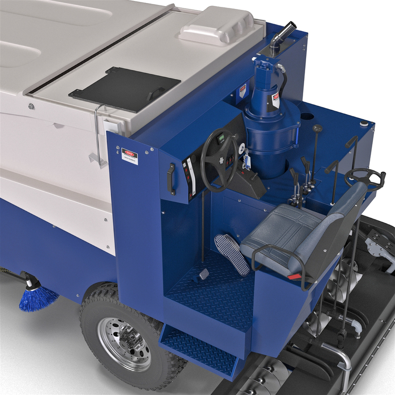 zamboni 552 ice machine 3d model