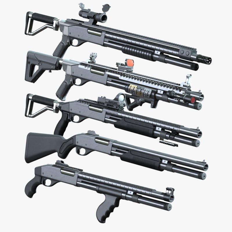 3d remington 870