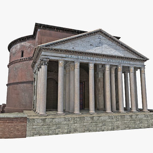 3d model pantheon