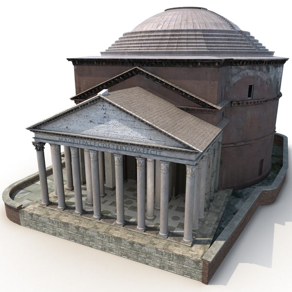 3d model pantheon