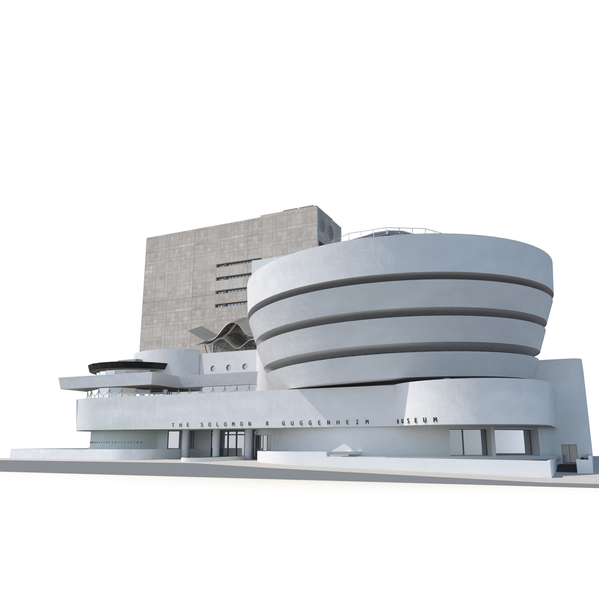 所罗门r古根海姆博物馆3d模型