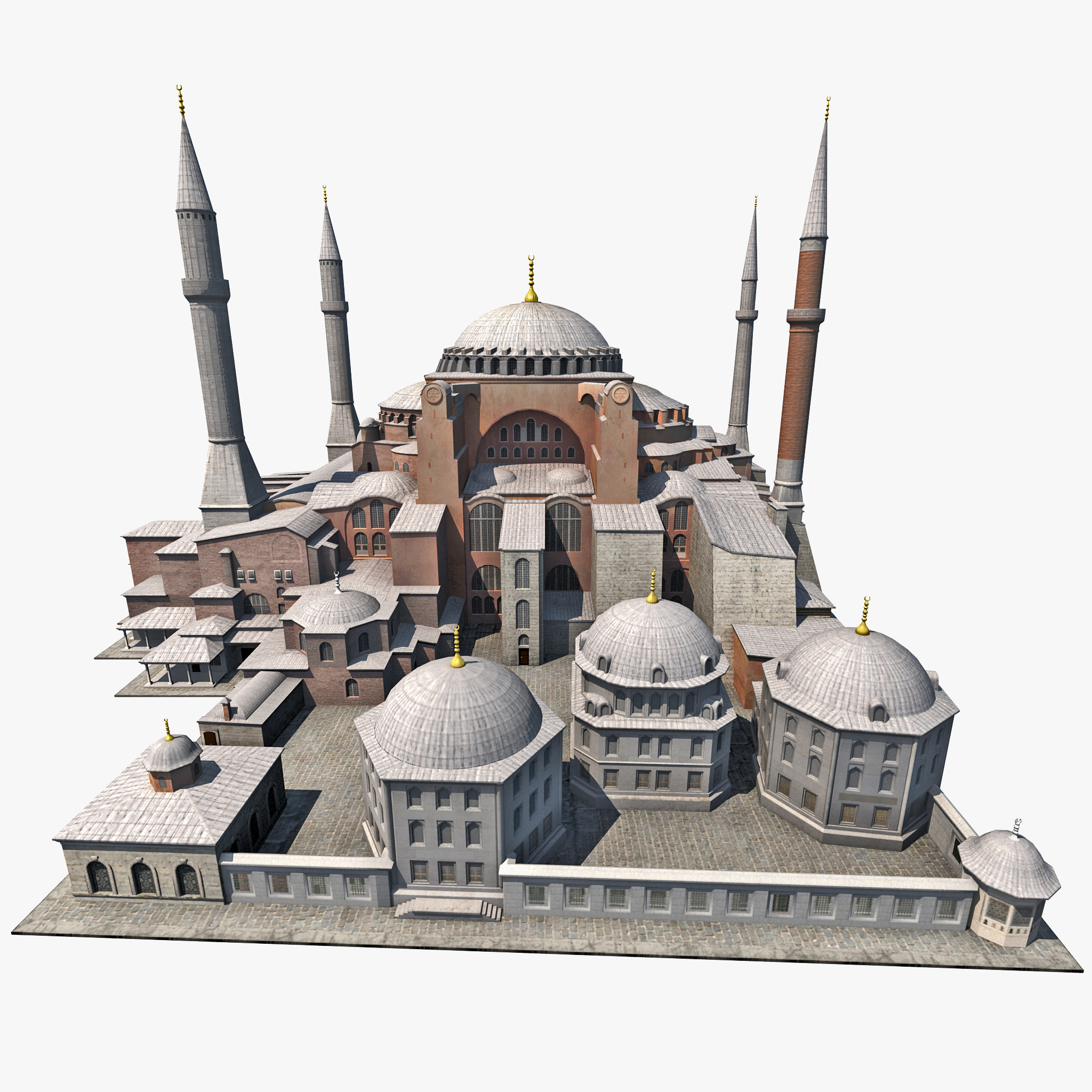 3d model hagia sophia