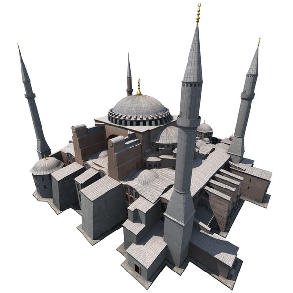 3d model hagia sophia