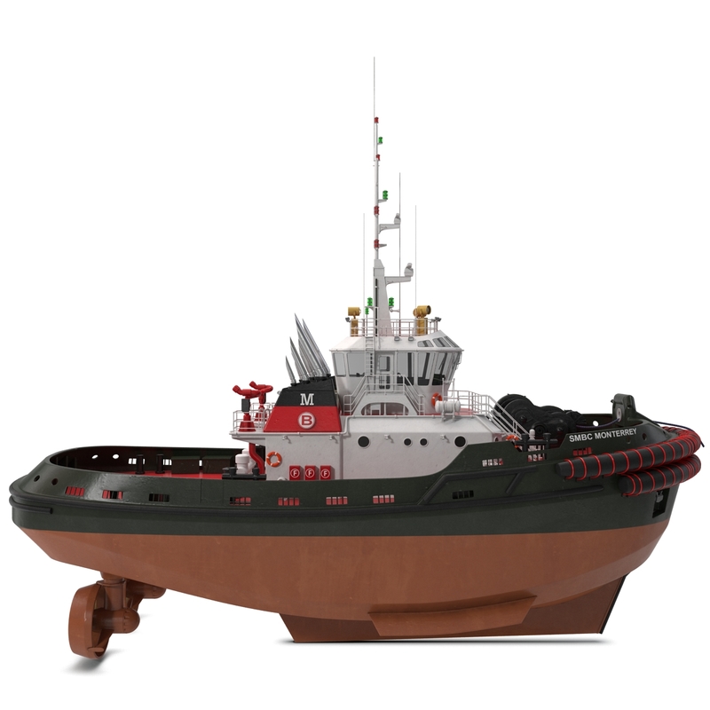 tugboat 3 3d model