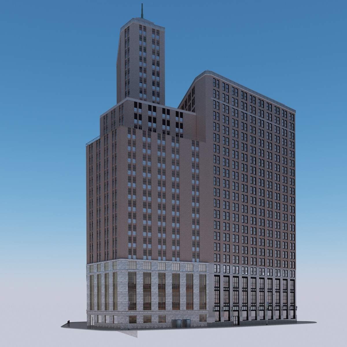 wall street building 3d 3ds